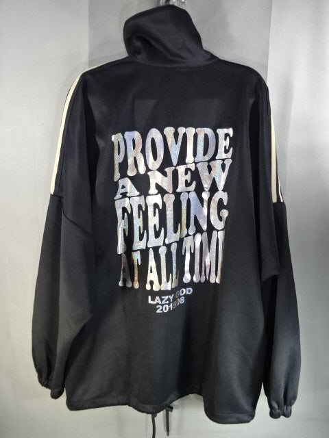LAZY GOD(佐々木憂流迦ブランド) 「PROVIDE A NEW FEELING AT ALL TIME」 トラックジャケット