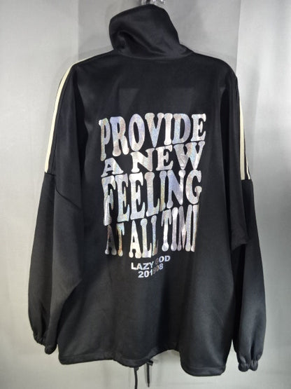 LAZY GOD(佐々木憂流迦ブランド) 「PROVIDE A NEW FEELING AT ALL TIME」 トラックジャケット