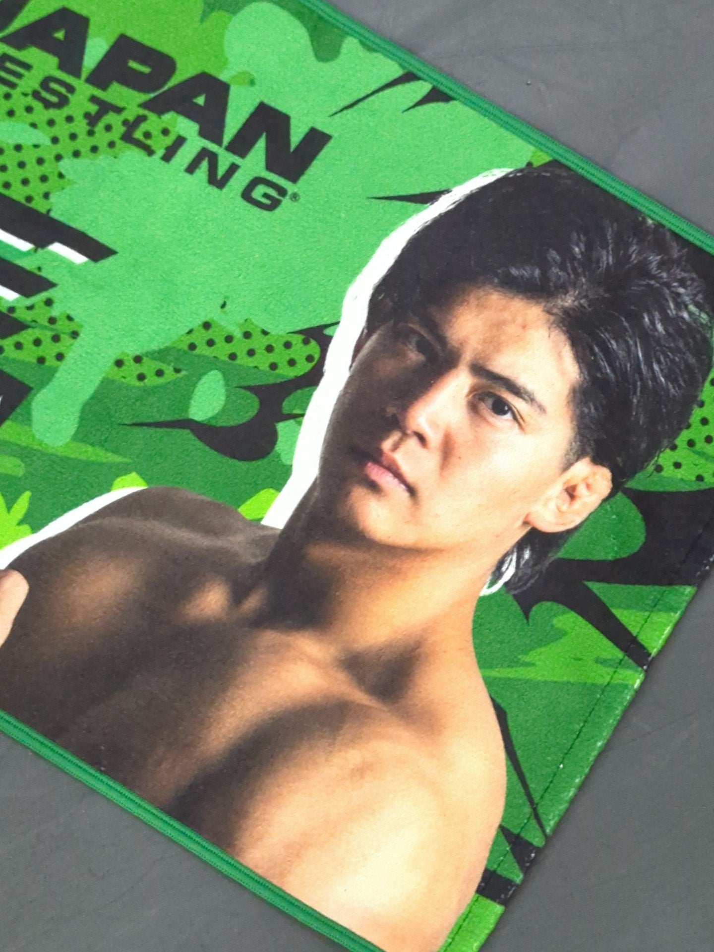 【hand signed autograph】 Yuma Anzai  Cheering towel