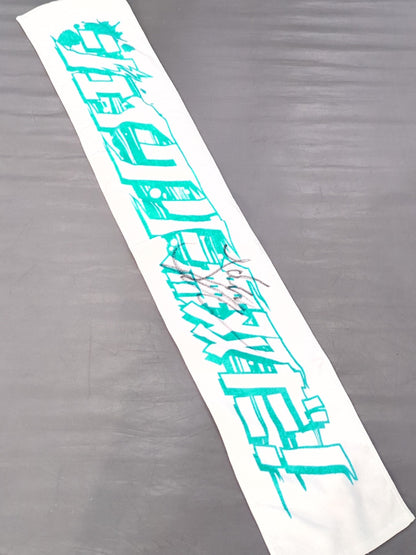【hand signed autograph】  Jake Lee: "Jake Lee Warriors!" Muffler Towel