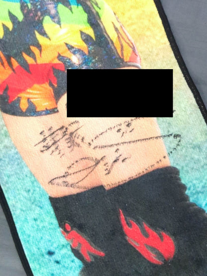【hand signed autograph】  Seirei Yamaoka Printed Towel