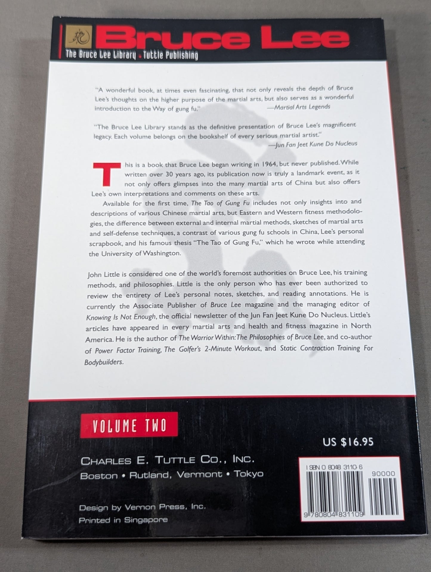 Bruce Lee The Tao of Gung Fu : A Study in the Way of Chinese Martial Art (VOLUME TWO)