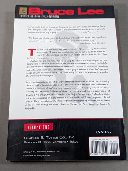 Bruce Lee The Tao of Gung Fu : A Study in the Way of Chinese Martial Art (VOLUME TWO)