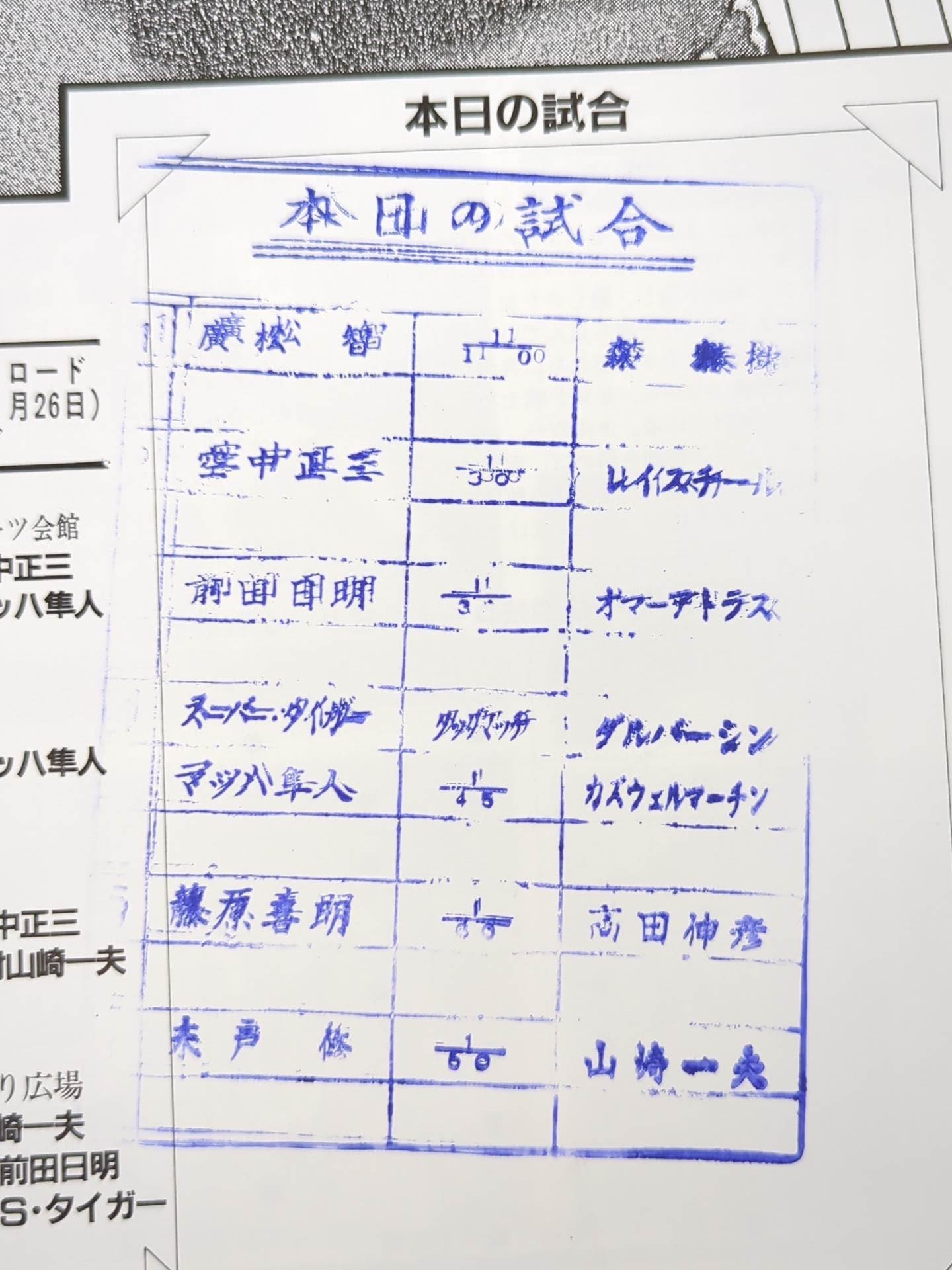 1st UWF/U.W.F. Frontier Road