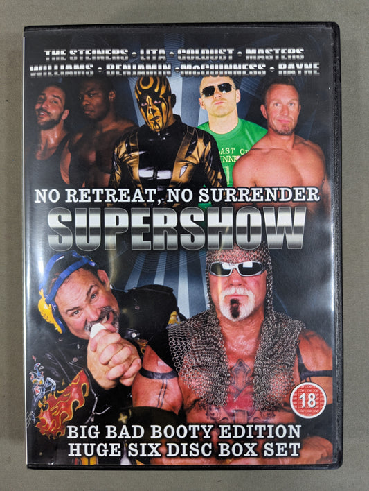 PCW NO RETREAT NO SURRENDER SUPERSHOW ★BIG BAD BOOTY EDITION HUGE SIX DISC BOX SET★