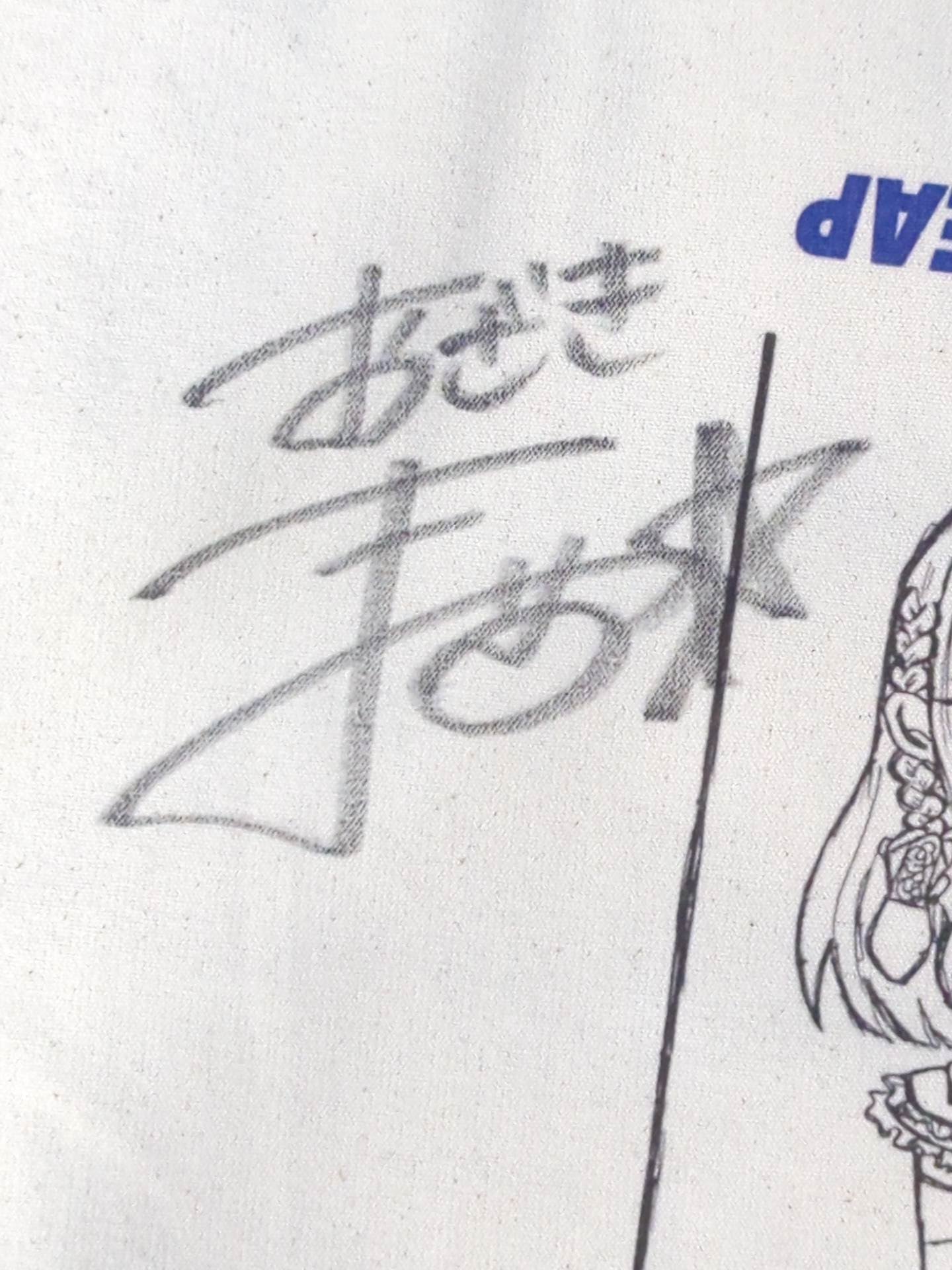 [2 hand signed autographs ] SPiCEAP (Sister Ozaki & Tae Honma) Illustration Tote Bag