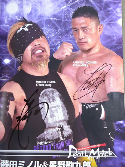 [25 fighters hand signed autograph Bipolar Tale 2017