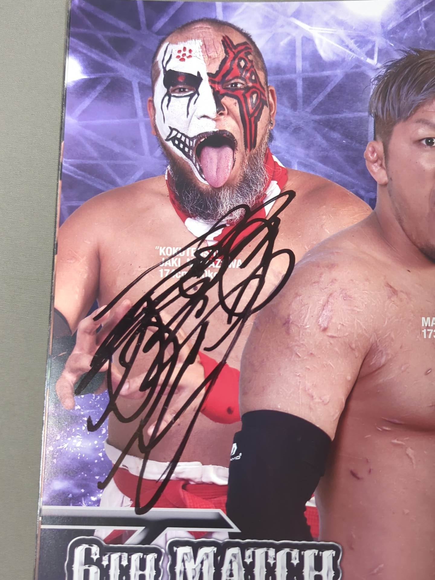 [25 fighters hand signed autograph Bipolar Tale 2017