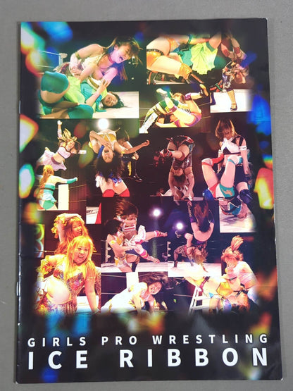 [4 fighters hand signed autograph Ice Ribbon Pamphlet (2017/4/24)