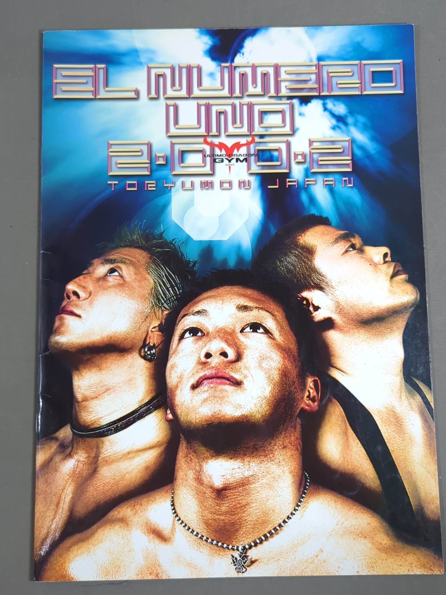 [7 fighters hand signed autograph 】2002 Toryumon JAPAN Official Pamphlet (March ~ April)
