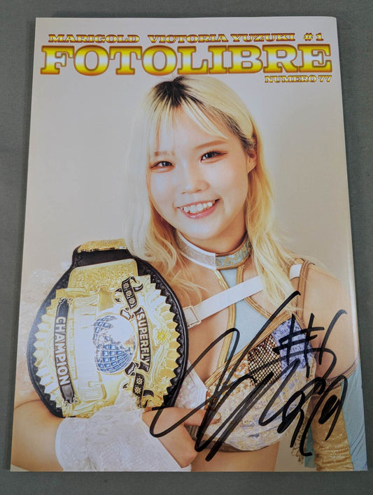 【ビクトリア弓月 直筆サイン入り】FOTOLIBRE de Mascara Numero.77