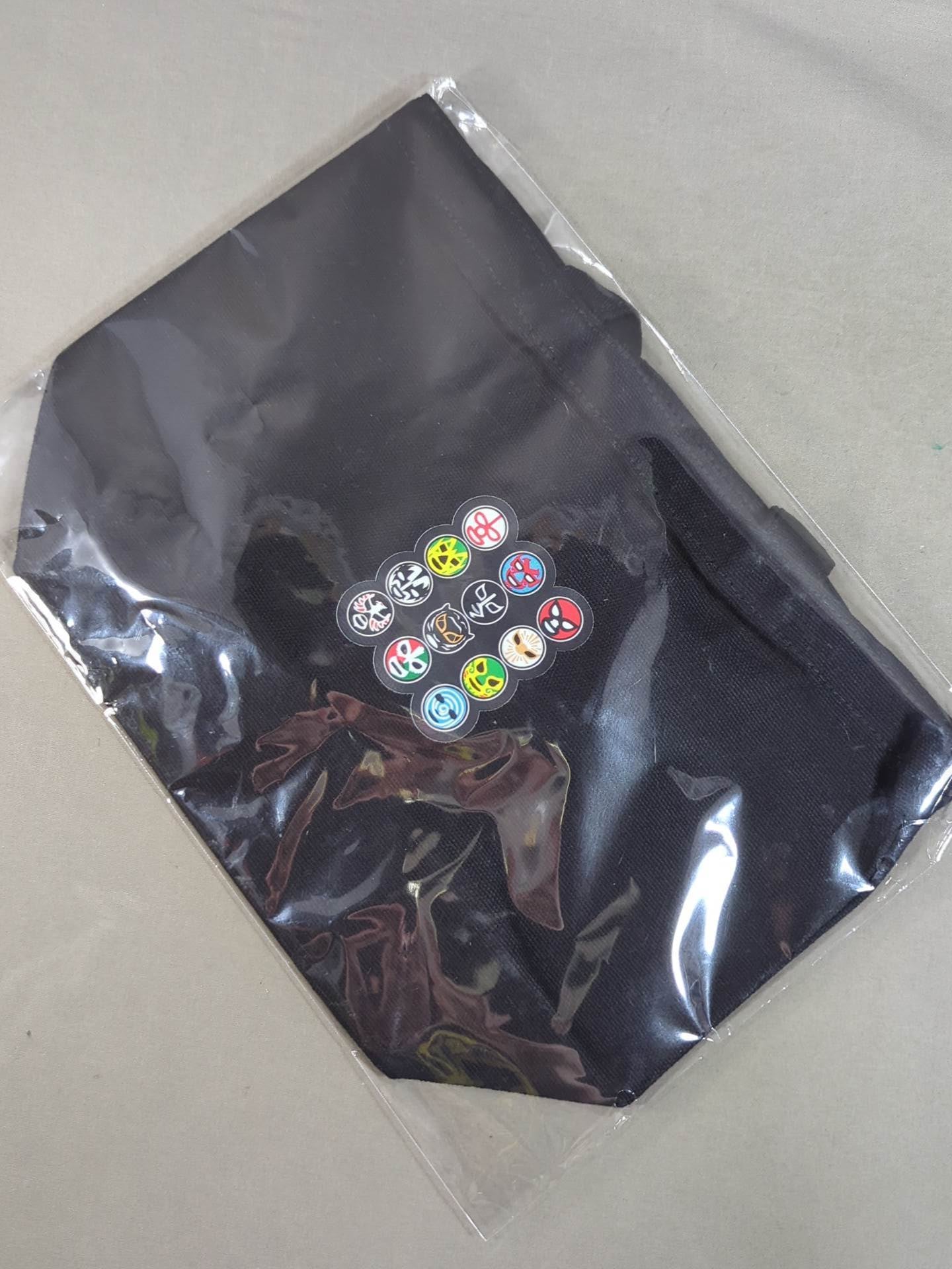 Luchador Mask Illustration Tote Bag