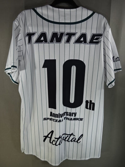 【直筆サイン入り】本間多恵 10周年記念 ベースボールシャツ