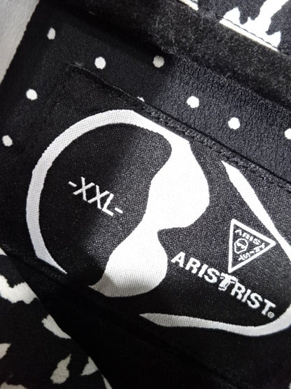 ARISTRIST AT カラーシャツ①(ブラック×ホワイト)