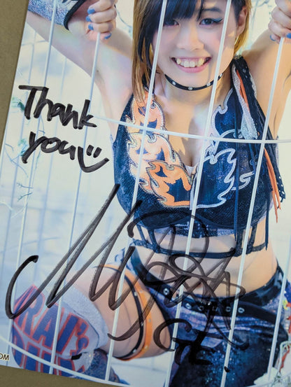 MIRAI hand signed autograph  stardom Pro-Photo (C-3)