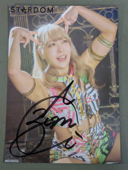 AZM hand signed autograph stardom Pro-Photo (P-5)