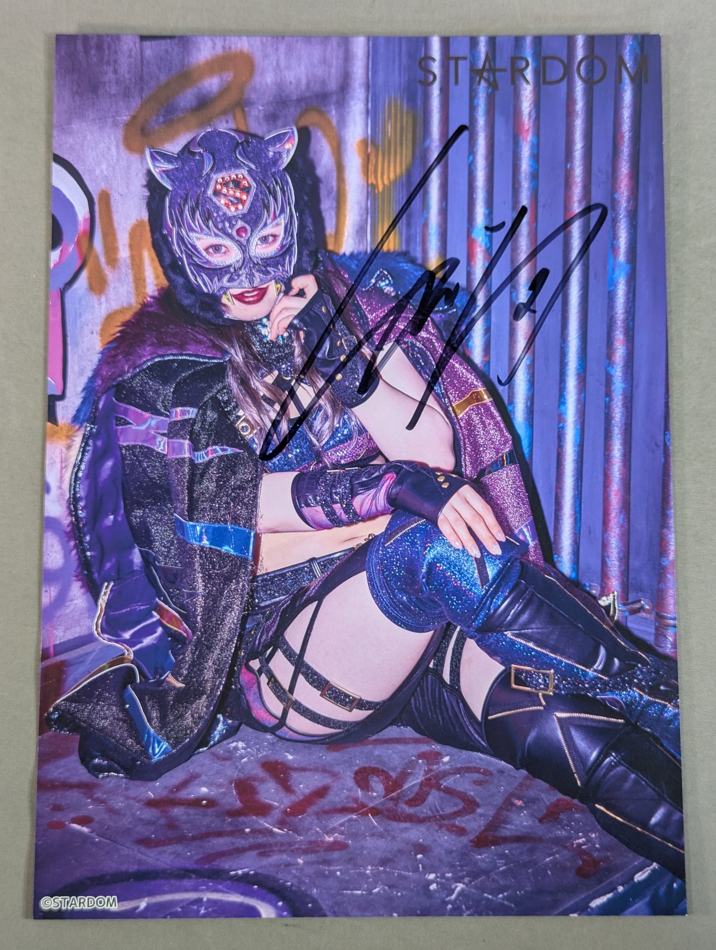 STARLIGHT KID  hand signed autograph  Starda Pro-Photo  (D-4)
