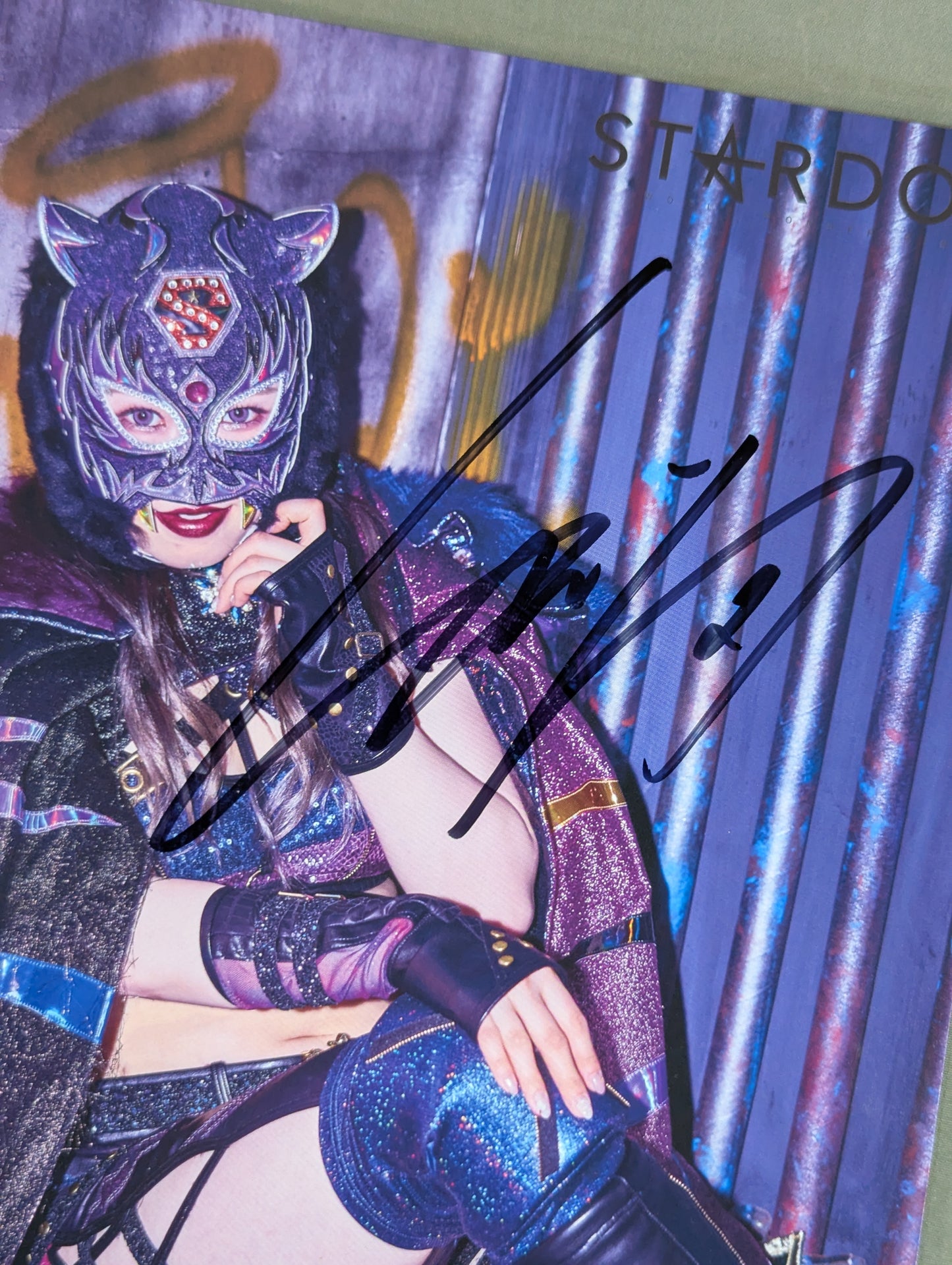 STARLIGHT KID  hand signed autograph  Starda Pro-Photo  (D-4)