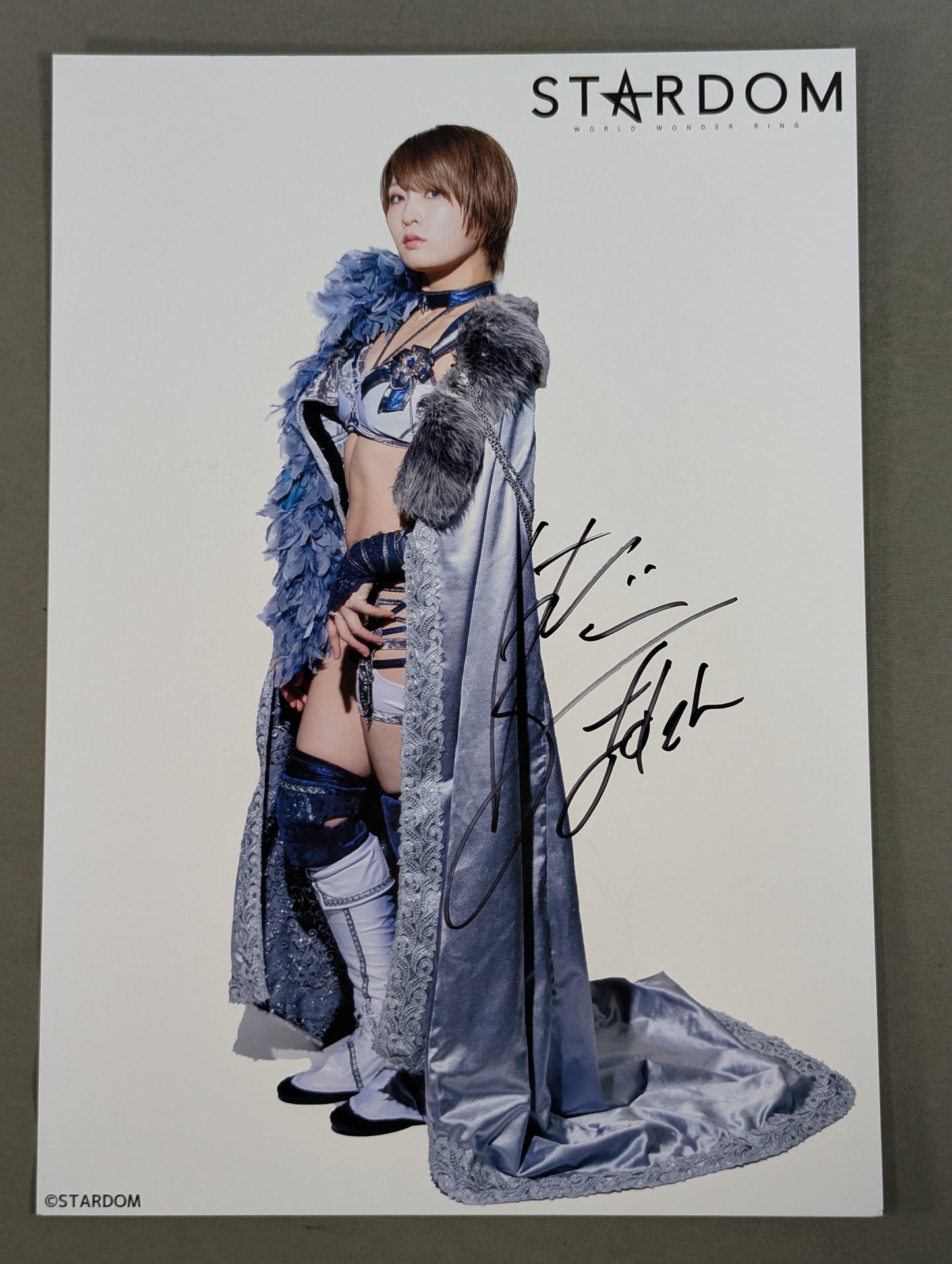 Saori Anou  hand signed autograph  Starda Pro-Photo (C-7)