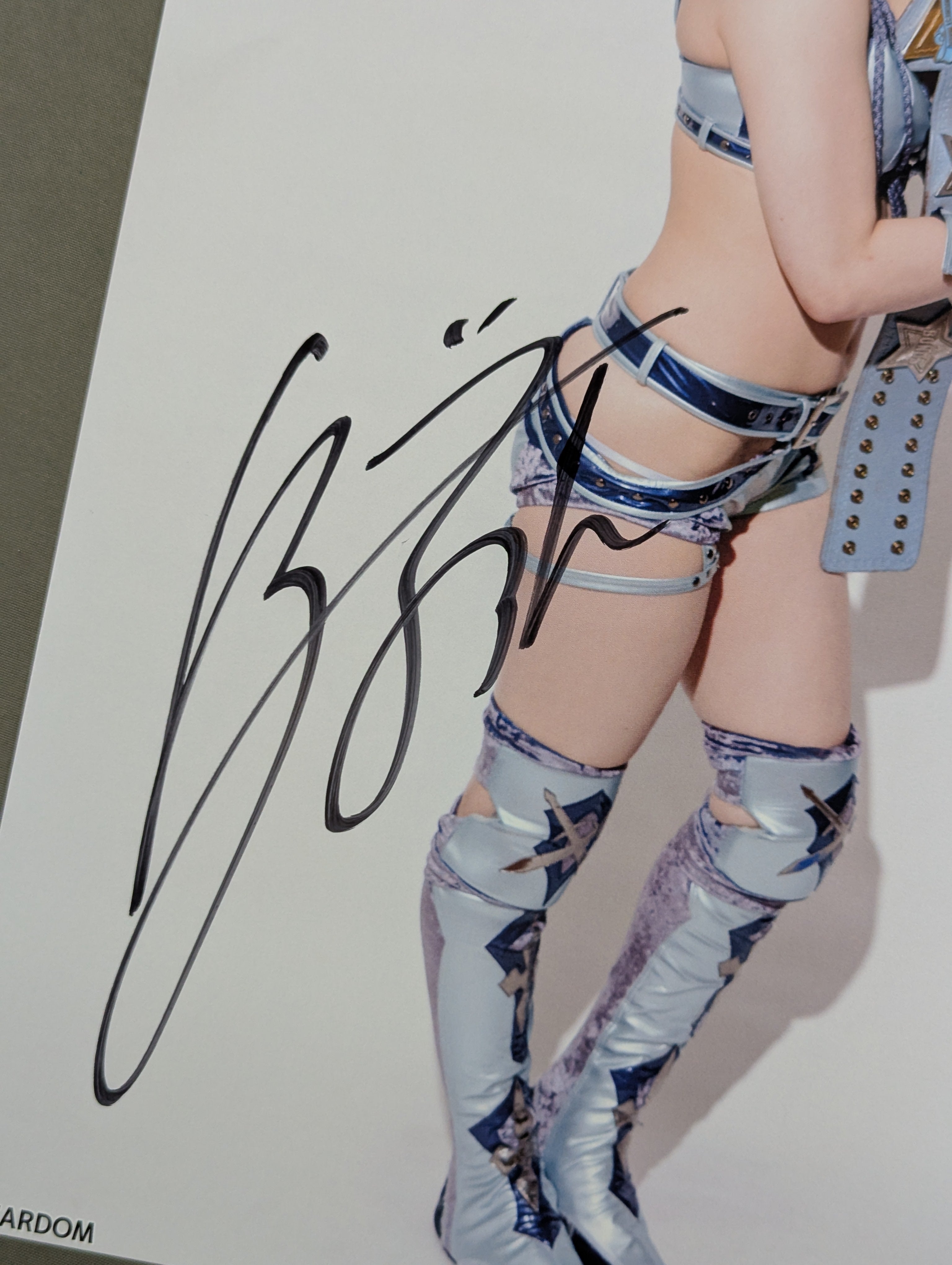 安納サオリ 直筆サイン入り スターダムポートレート(C-9) – 闘道館