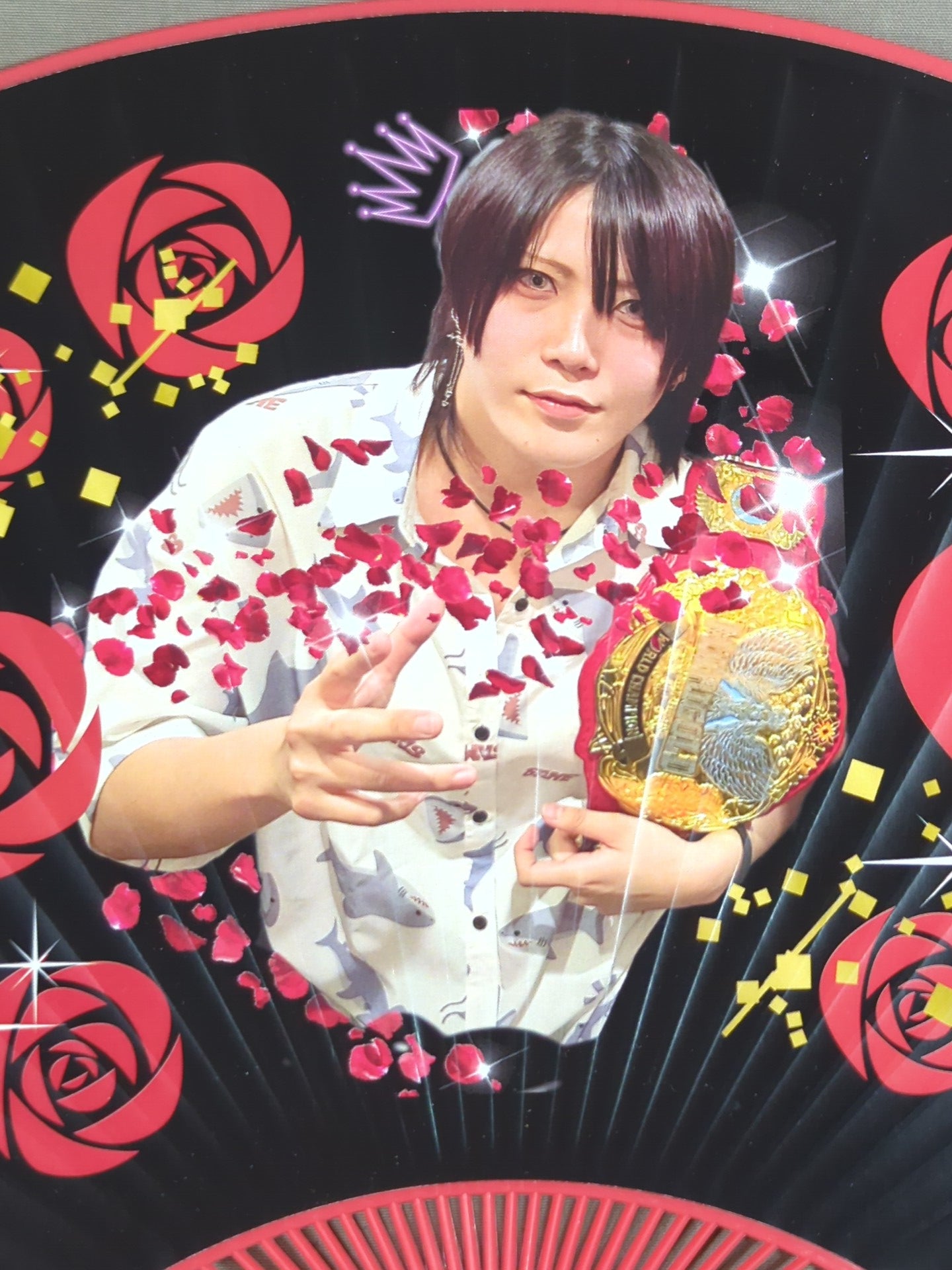 林下詩美「7th Anniversary」マリーゴールド うちわ