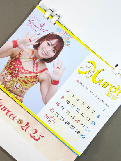 Sareee 2025年 卓上カレンダー