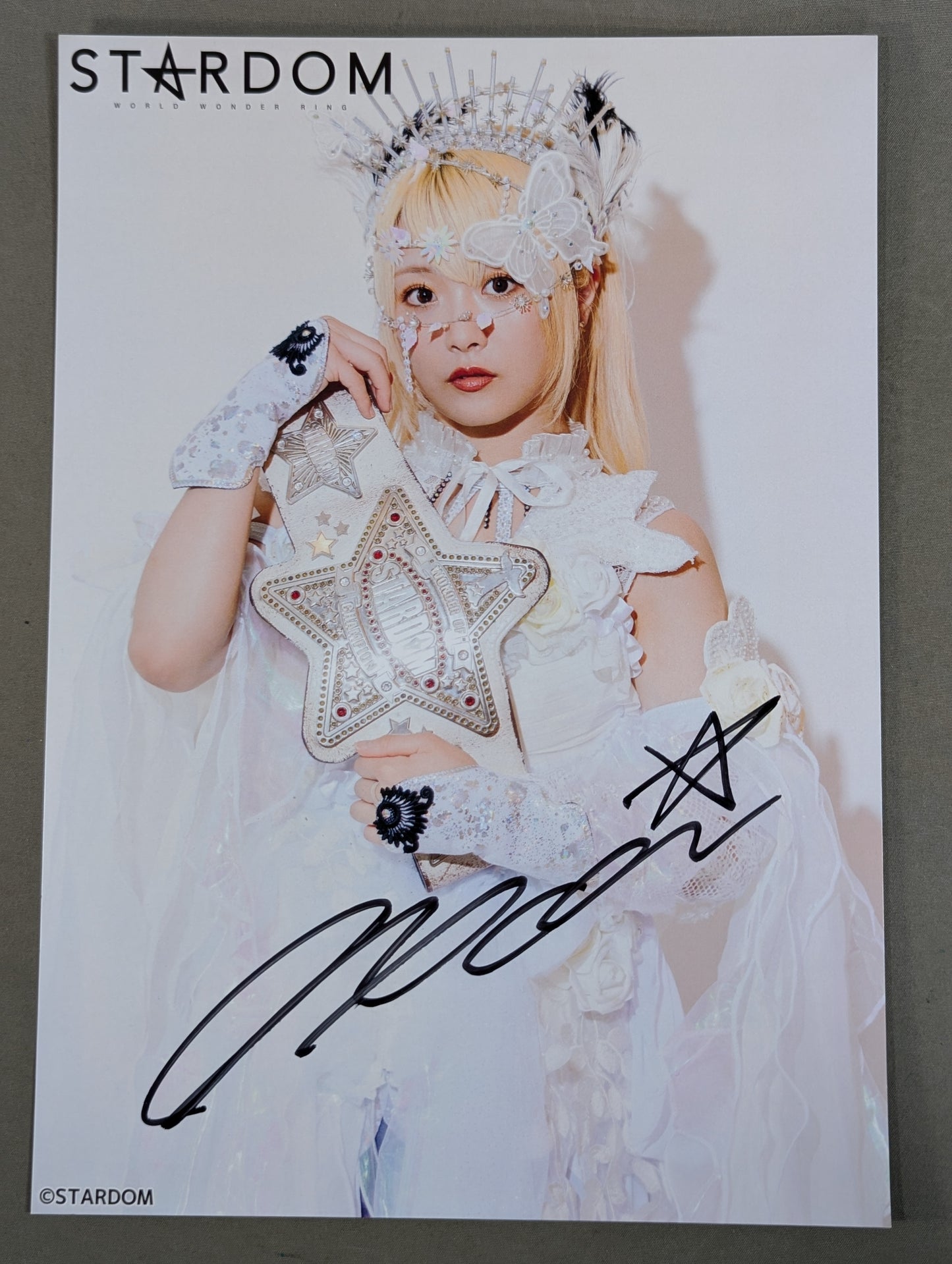 NATSUPOI  hand signed autograph  Starda Pro-Photo  (O-6)