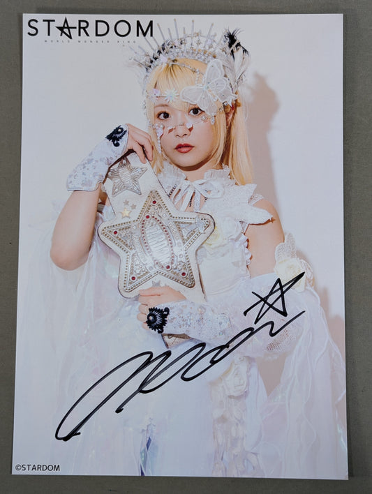 NATSUPOI  hand signed autograph  Starda Pro-Photo  (O-6)