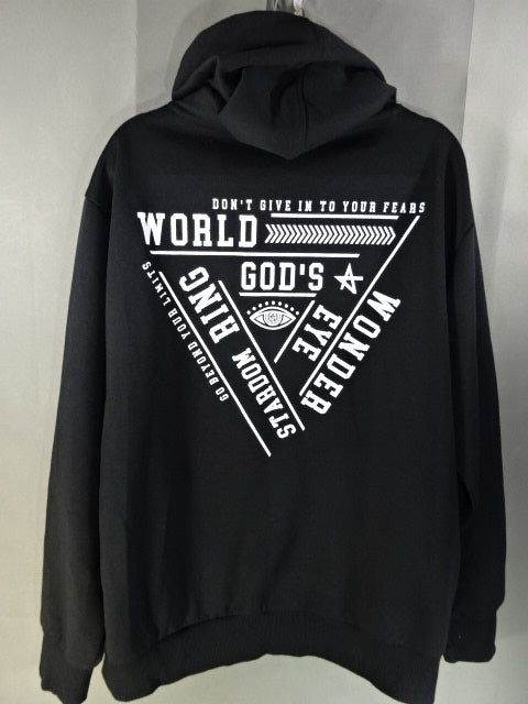 スターダム×アベイル God’s Eye プルオーバーパーカー(ブラック)