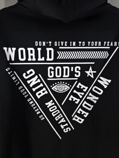 スターダム×アベイル God’s Eye プルオーバーパーカー(ブラック)