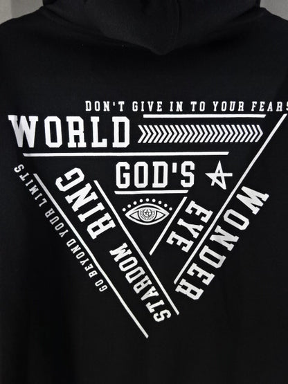 スターダム×アベイル God’s Eye プルオーバーパーカー(ブラック)