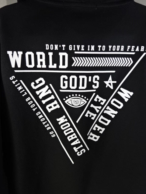 スターダム×アベイル God’s Eye プルオーバーパーカー(ブラック)