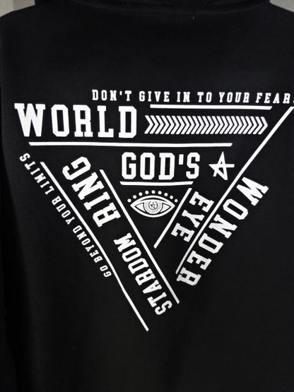 スターダム×アベイル God’s Eye プルオーバーパーカー(ブラック)