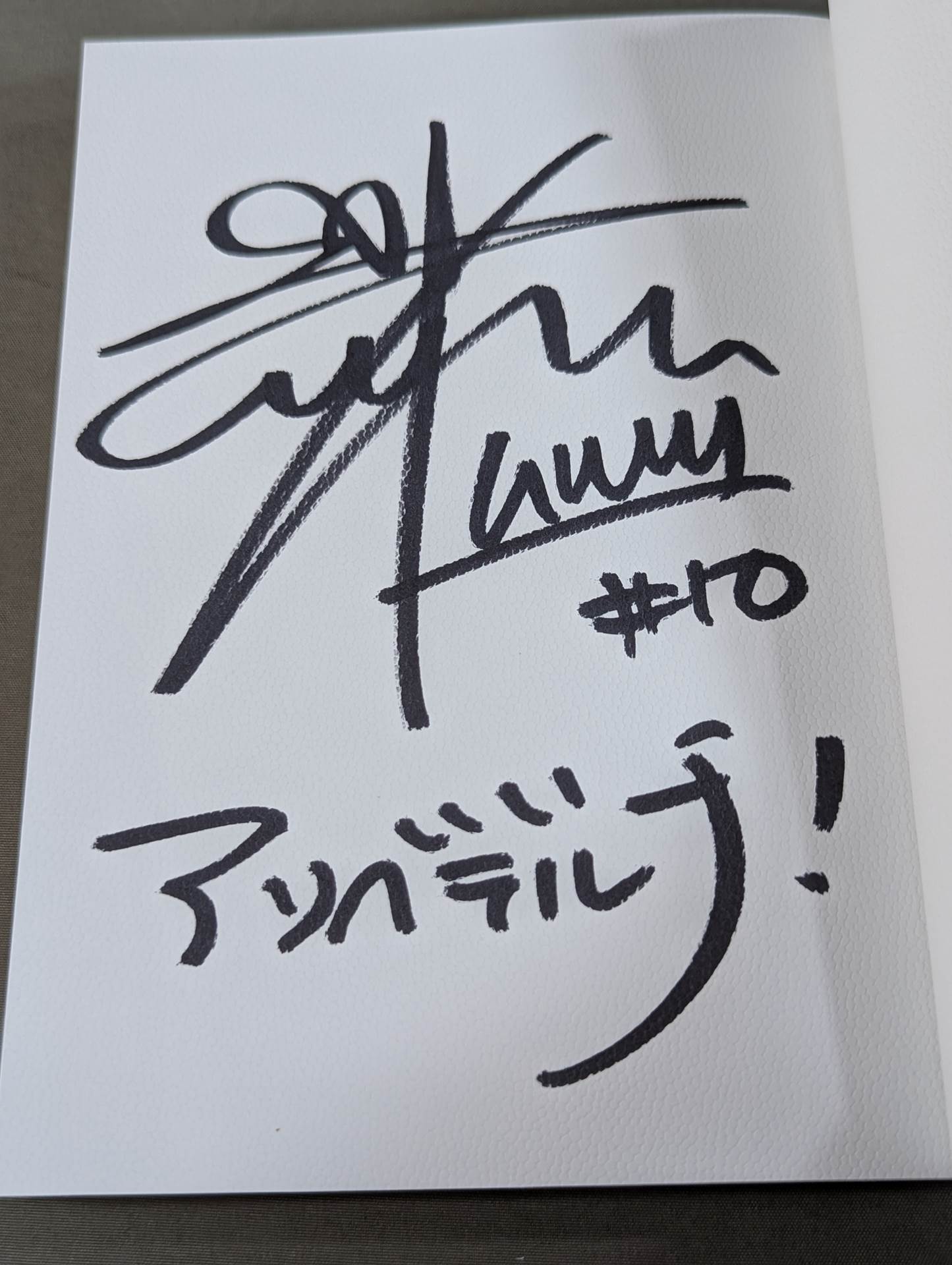 【hand signed autograph】 My Dream Giulia  Autobiography