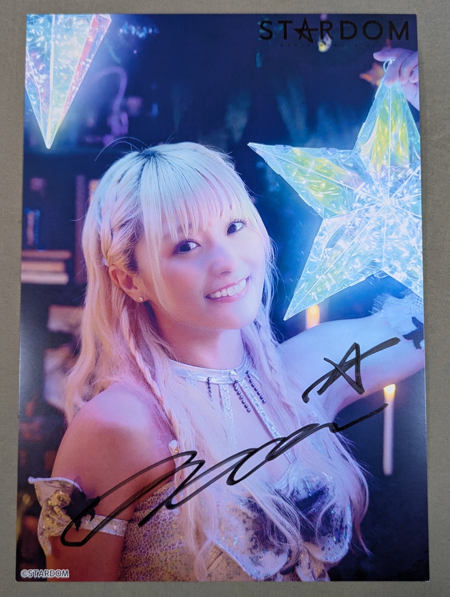 NATSUPOI  hand signed autograph  Starda Pro-Photo (O-8)