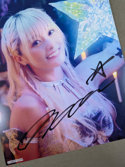 NATSUPOI  hand signed autograph  Starda Pro-Photo (O-8)