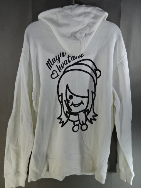 岩谷麻優 ジップパーカー③(ホワイト)