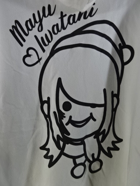 岩谷麻優 ジップパーカー③(ホワイト)