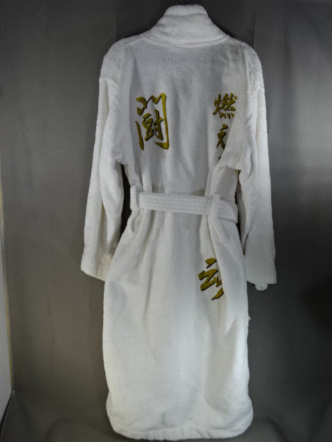 アントニオ猪木「燃える闘魂」刺繍入りバスローブ