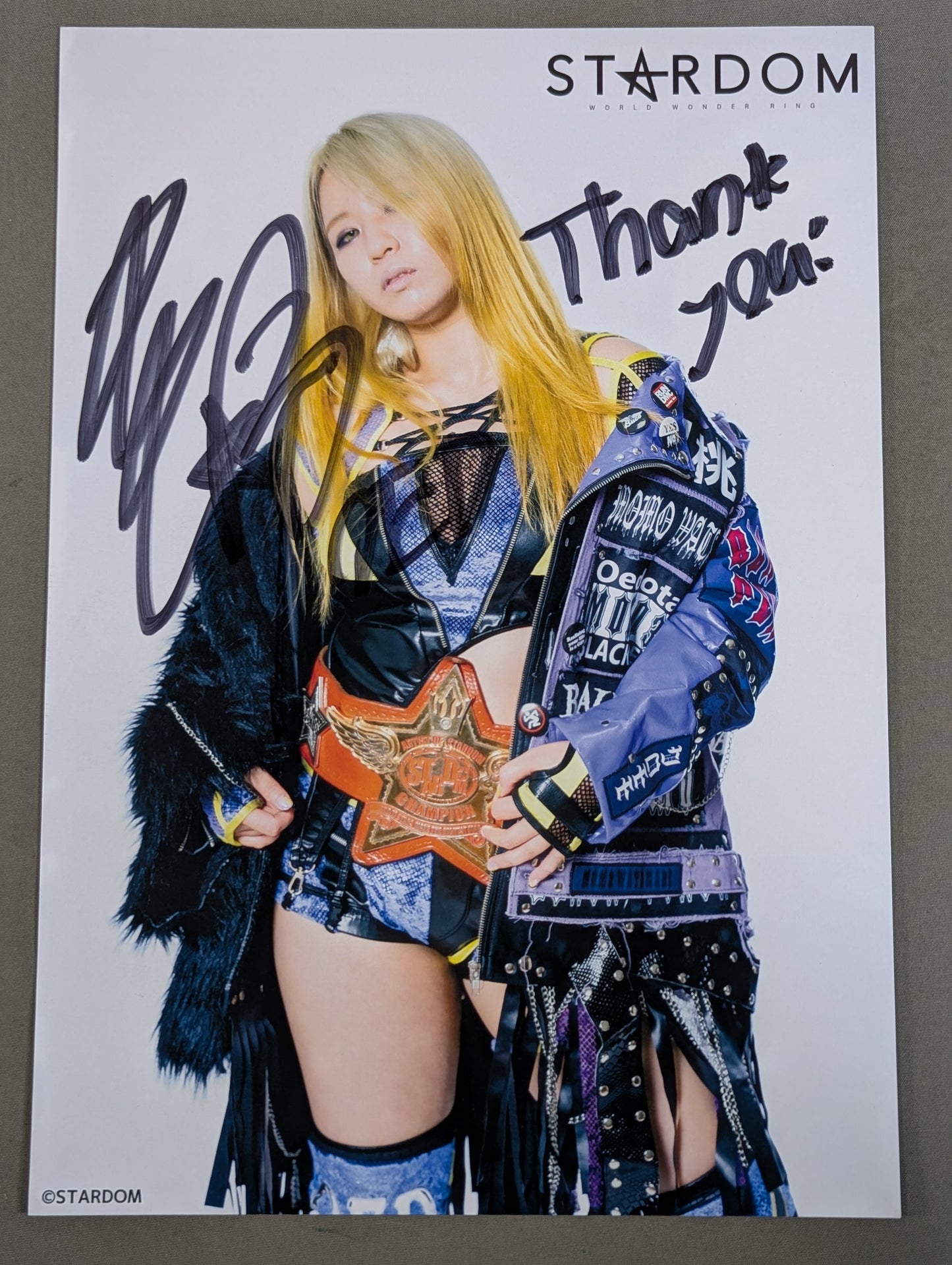 Momo Watanabe  hand signed autograph  Starda Pro-Photo  (K-3)