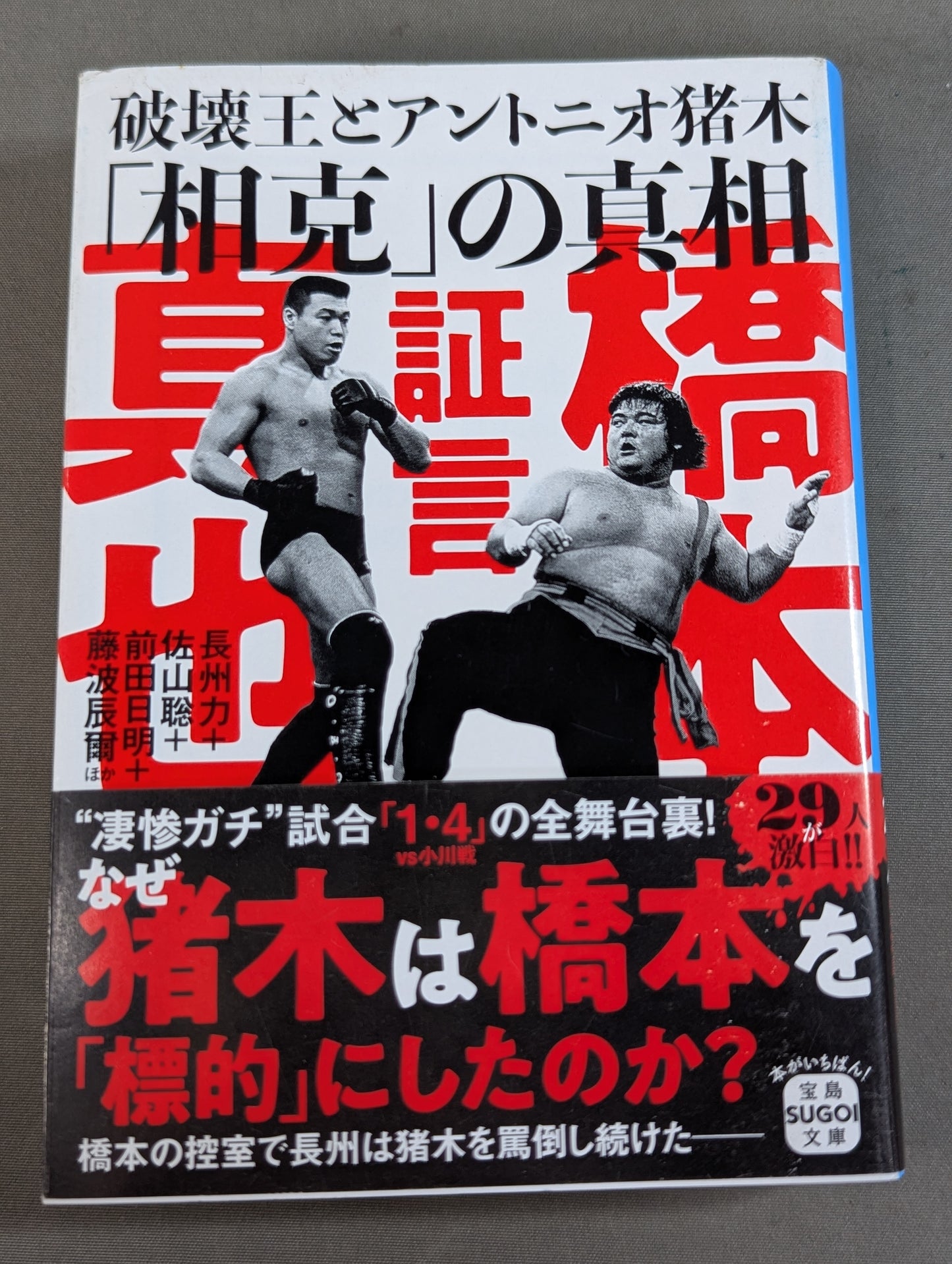 Testimony Shinya Hashimoto  King of Destruction and Antonio The truth about Inoki's "conflict"