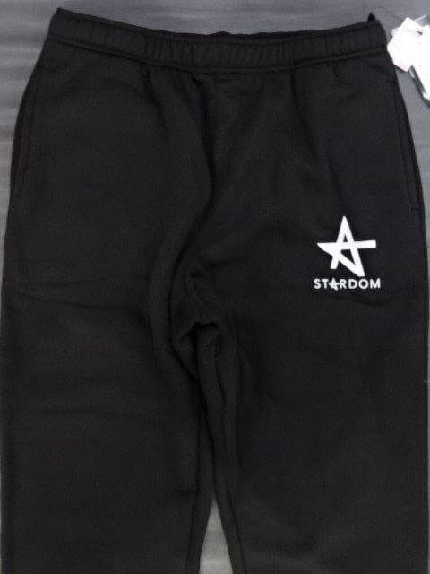 スターダム×アベイル スウェットパンツ①(ブラック)