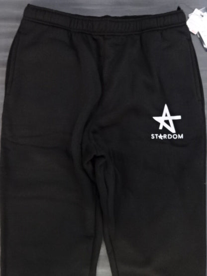 スターダム×アベイル スウェットパンツ①(ブラック)