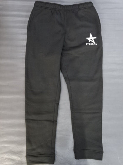 スターダム×アベイル スウェットパンツ①(ブラック)