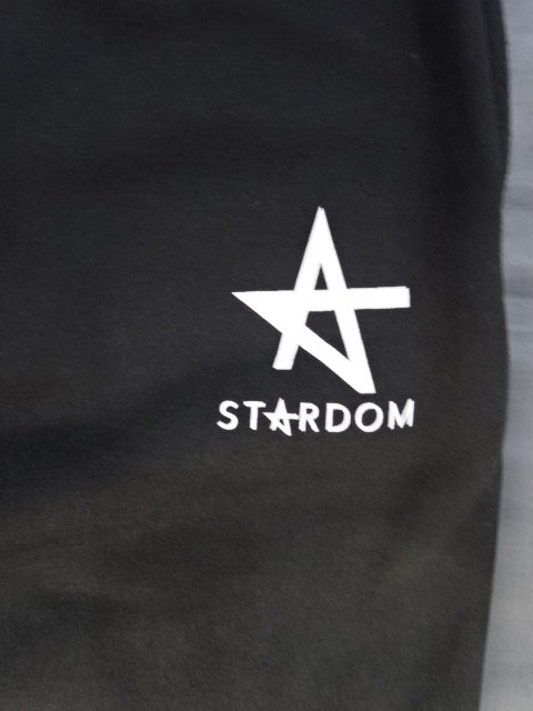 スターダム×アベイル スウェットパンツ①(ブラック)