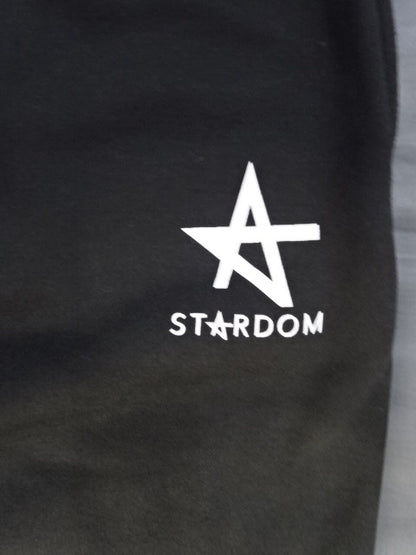 スターダム×アベイル スウェットパンツ①(ブラック)