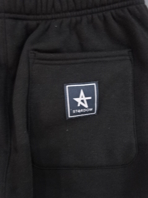 スターダム×アベイル スウェットパンツ①(ブラック)