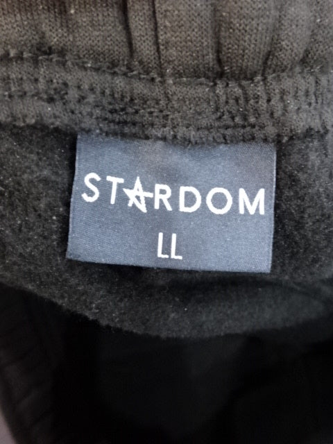 スターダム×アベイル スウェットパンツ①(ブラック)