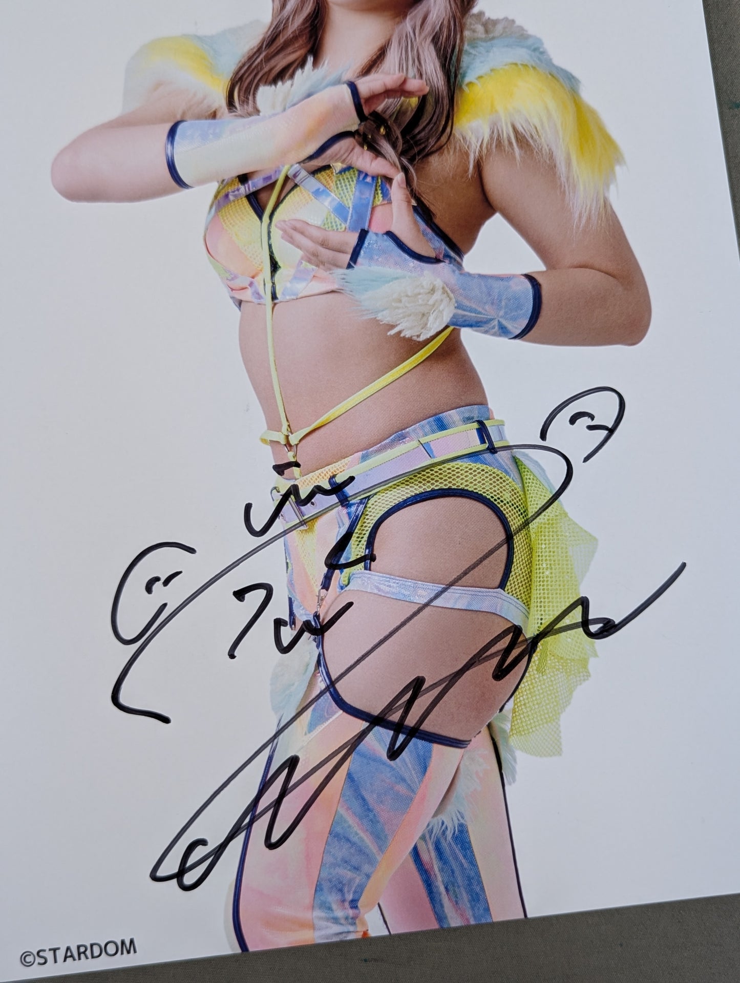 HANAN  hand signed autograph  Starda Pro-Photo  (F-1)