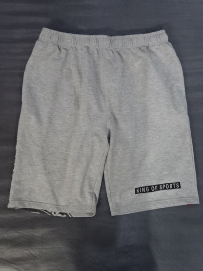 新日本プロレス×しまむら スウェットハーフパンツ①(グレー)